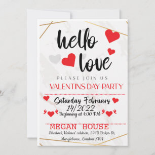 Valentine's Day Party Invitation
