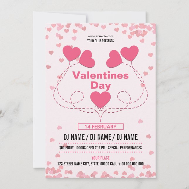 Valentine's Day Party Invitation (Front)