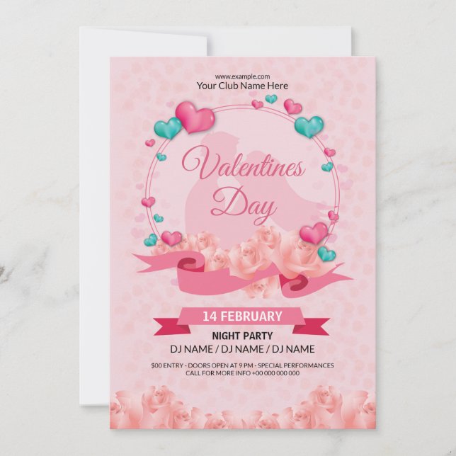 Valentine's Day Party Invitation (Front)