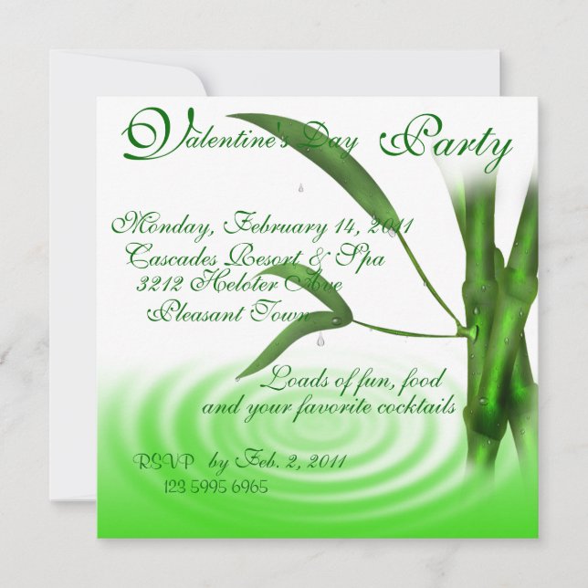 Valentines Day Party Invitation (Front)