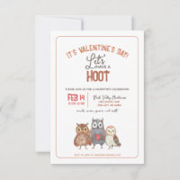 Valentine's Day Party Owl Themed