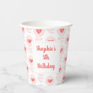 Valentine's Day Party Paper Cup