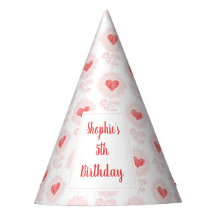 Valentine's Day Party Party Cone Hat