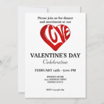 VALENTINES DAY PARTY WITH RETRO HEART 