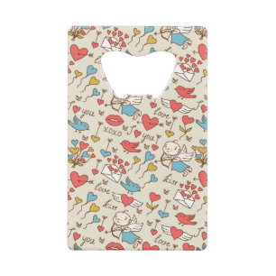 Valentine's Day Pattern with Cupid
