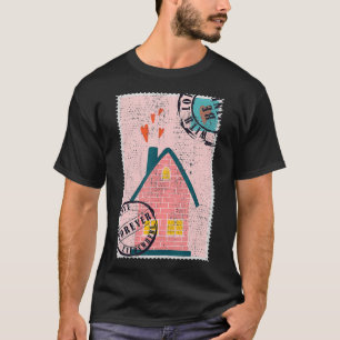 Valentines Day Philatelist With Love Postal Stamp T-Shirt