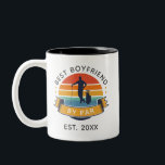 Valentine's Day Photo Best Boyfriend By Par Golfer Two-Tone Coffee Mug<br><div class="desc">Retro Best Boyfriend By Par design you can customise for dad, stepfather, grandpa or any golf enthusiast who's also a dad. Perfect gift for the best father, step daddy or grandfather ever who loves club sports or golfing The text "BEST BOYFRIEND BY PAR" can be customised with any moniker by...</div>