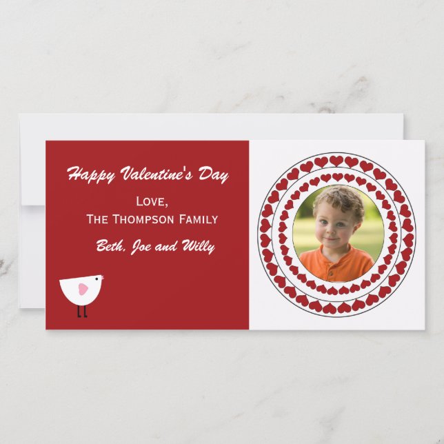 Valentines Day Photo Card (Front)