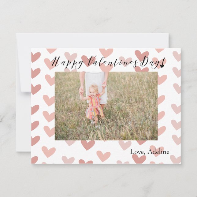 Valentine's Day Photo Card (Front)