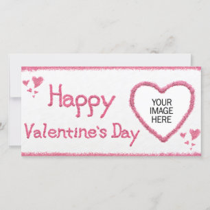 Valentine's Day Photo Card Customisable