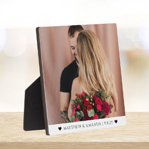 Valentine's Day Photo Couple Romantic Custom Plaque