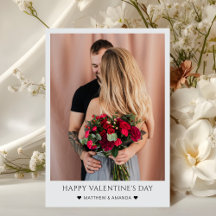 Valentine's Day Photo Couple Romantic Custom