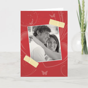 Valentine's Day Photo Folded Card