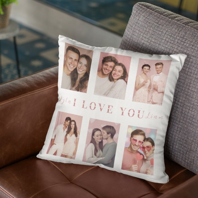 Valentine's Day Pillow | Custom Collage Photos (Creator Uploaded)
