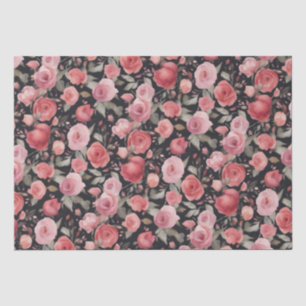 Valentines Day Pink & Red Roses  Tissue Paper