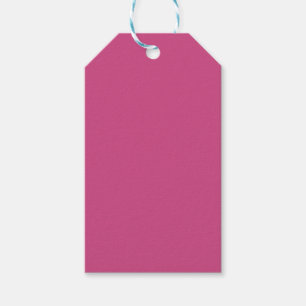 "Valentine's Day Pink" Solid Pink Gift Tag