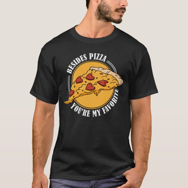 Valentine's Day Pizza Party  Pizza Eater  Pizza Co T-Shirt (Front)