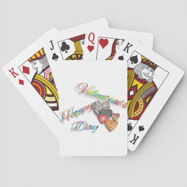 valentine's day playing cards (Back)