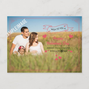 Valentines day postcard