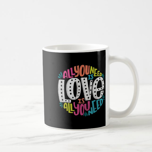 Valentine's Day Product - All You Need Is Love  Coffee Mug (Right)