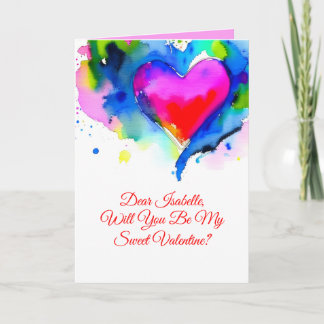 Valentine's Day Proposal Card with Personalization
