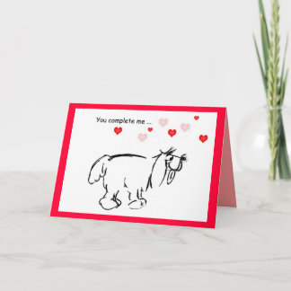 Valentine's Day Puppy Love Holiday Card