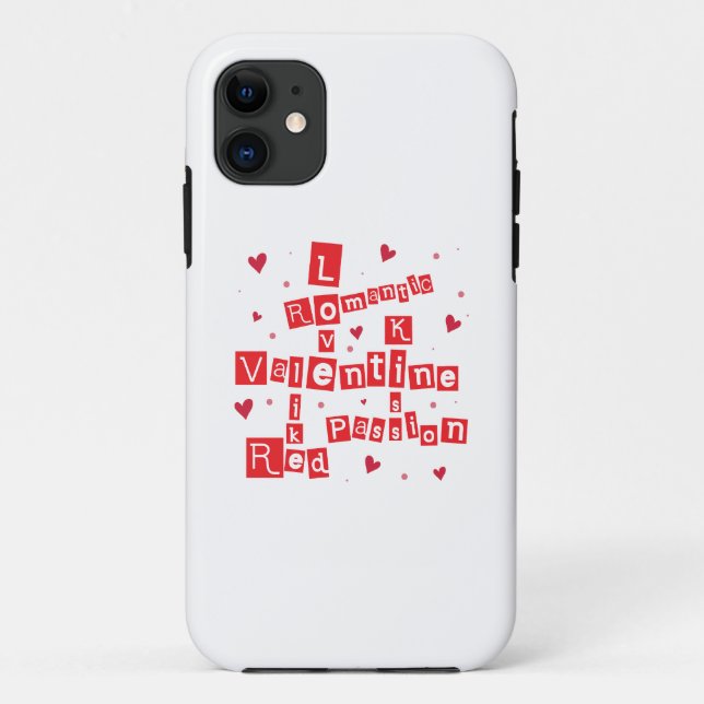 Valentine's Day Puzzle Case-Mate iPhone Case (Back)