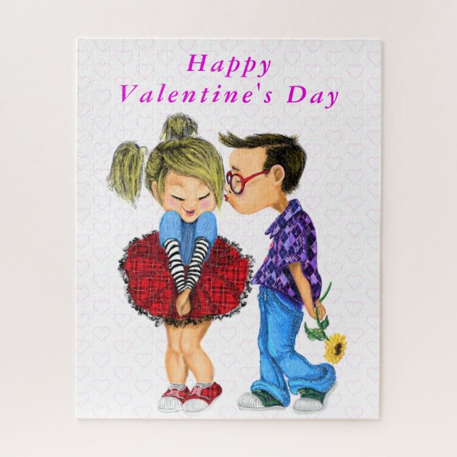 Valentine's Day Puzzle Gift Romantic Couple Love (Vertical)