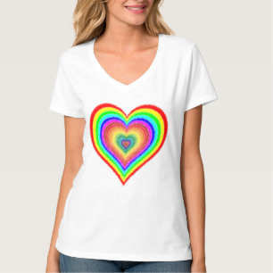 Valentine's Day Rainbow Love Symbol-25543 T-Shirt