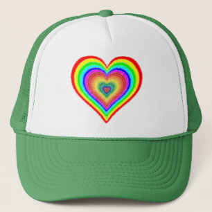 Valentine's Day Rainbow Love Symbol-25543 Trucker Hat