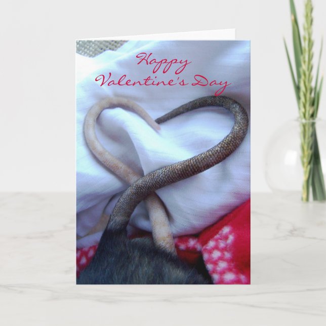 Valentine's Day Rat Card (Front)