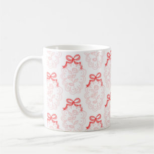 Valentines Day Red Bows & Roses  Mug