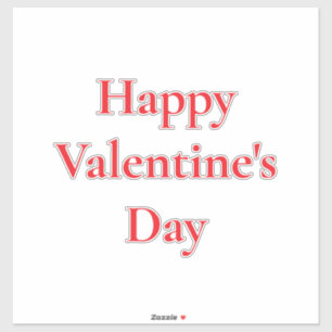 Valentine's Day Red Cute Colorful Romantic 2025