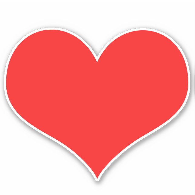 Valentine's Day Red Heart Cute Colourful 2022 (Front)