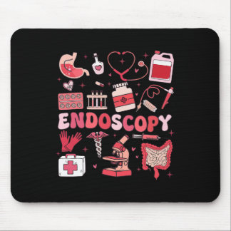 Valentine's Day Retro Endo Crew Nurse Endoscopy Gl Mouse Mat