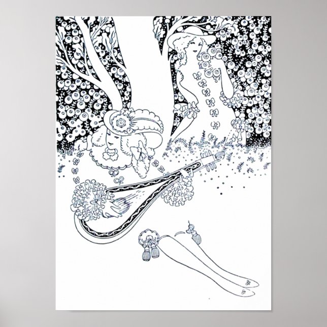 VALENTINE'S DAY ROMANCE,ROMANTIC LOVERS IN NATURE POSTER (Front)