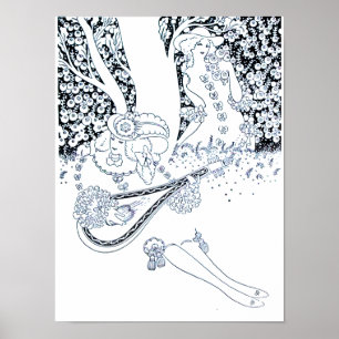 VALENTINE'S DAY ROMANCE,ROMANTIC LOVERS IN NATURE POSTER