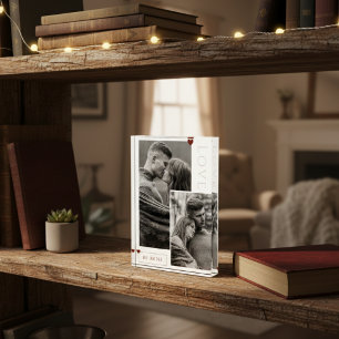 Valentine's Day Romantic Keepsake, "Be Mine" Photo Block