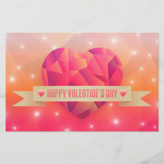 Valentine's Day Romantic Love Modern Stationery