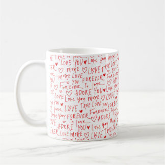 Valentines Day Romantic Words  Coffee Mug