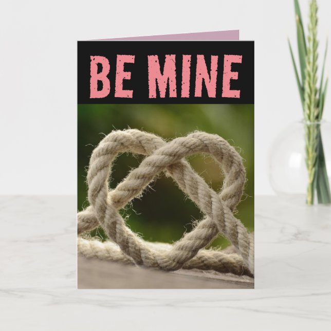  VALENTINE'S DAY ROPES CARDS FOR WIFE FIANCE (Front)