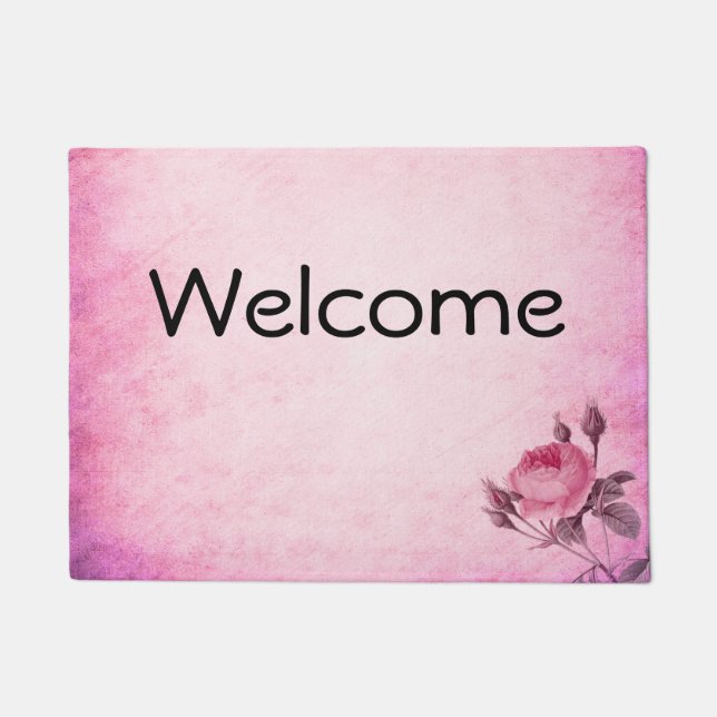 Valentine's day Rose          Doormat (Front)