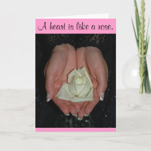 Valentine's Day Rose Greeting Card