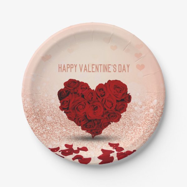 Heart Plates Zazzle UK