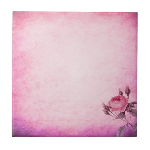 Valentine's day Rose Tile