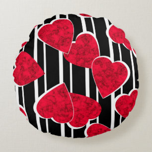 Valentine's day round cushion
