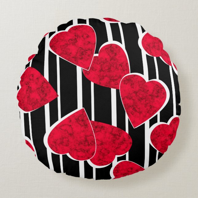 Valentine's day round cushion (Front)