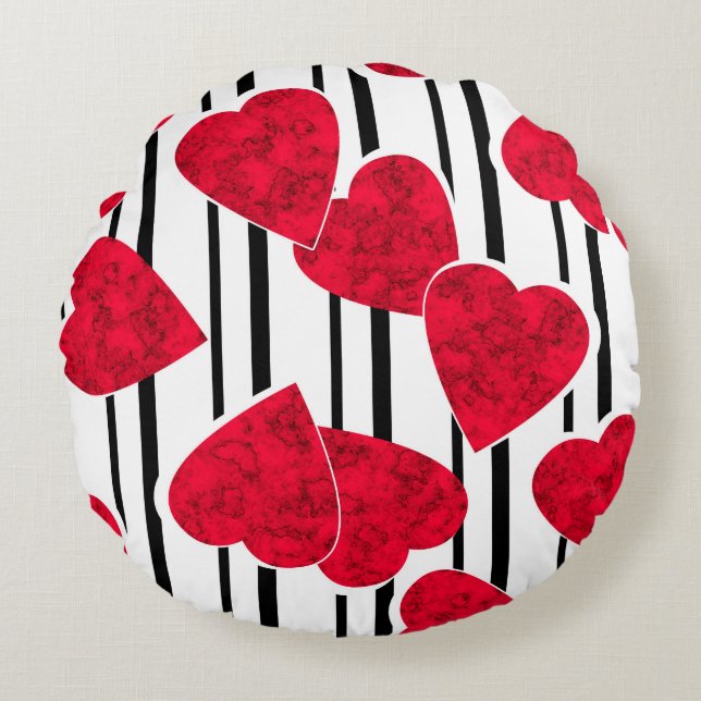 Valentine's day round cushion (Front)