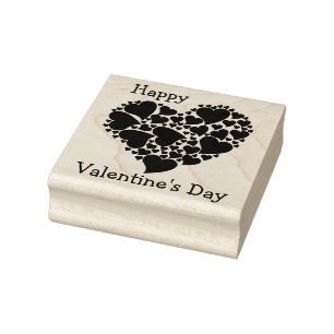 Valentine's Day Rubber Stamp