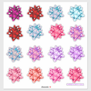 Valentine's Day Satin Hearts Bows